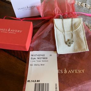 James Avery I love Texas Necklace!